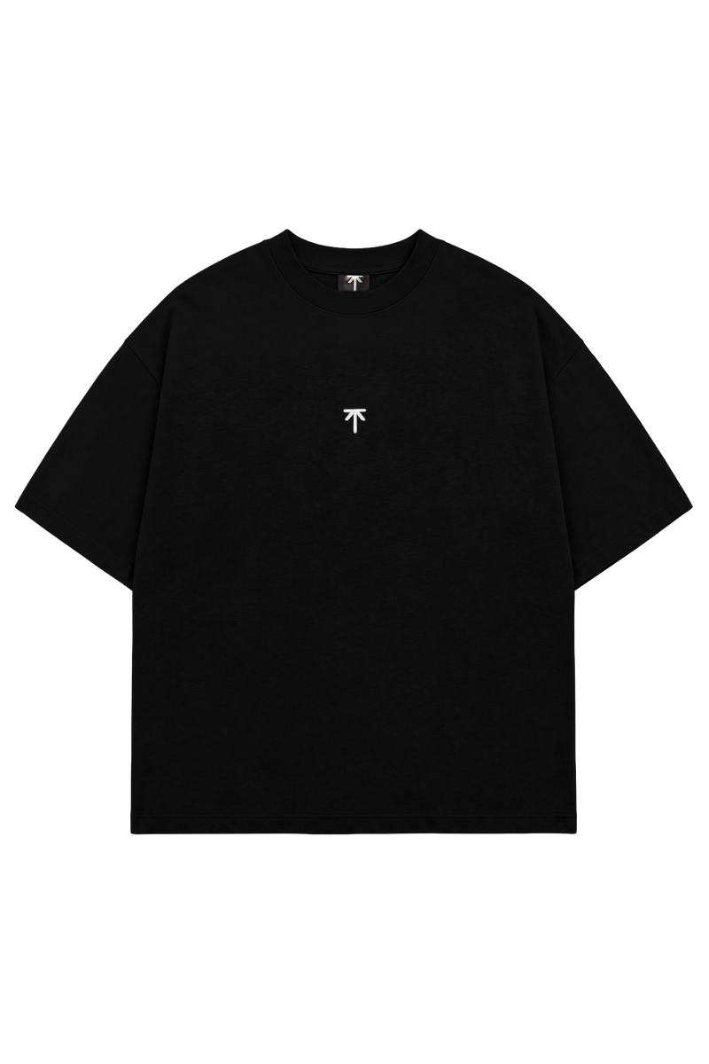 Koszulka boxy Basic - Black