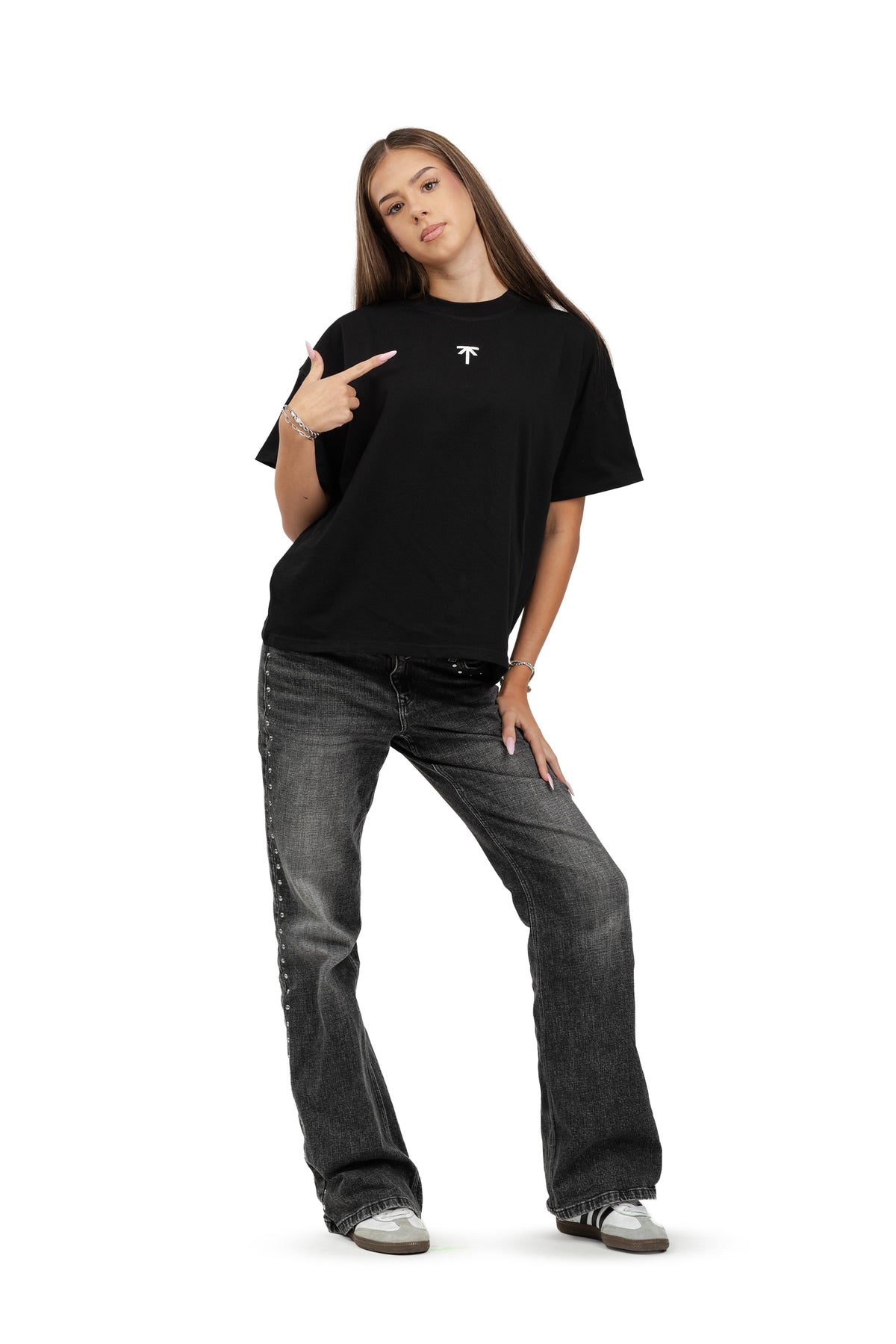 Koszulka boxy Basic - Black