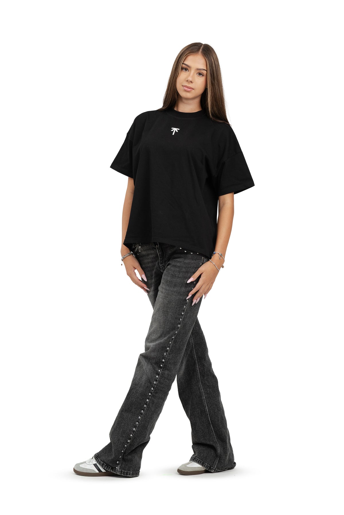 Koszulka boxy Basic - Black