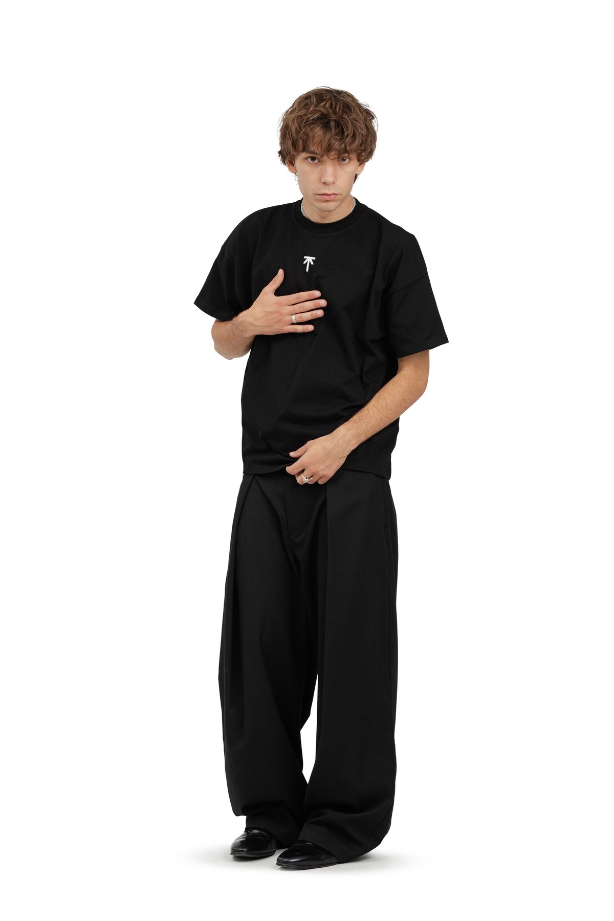 Koszulka boxy Basic - Black