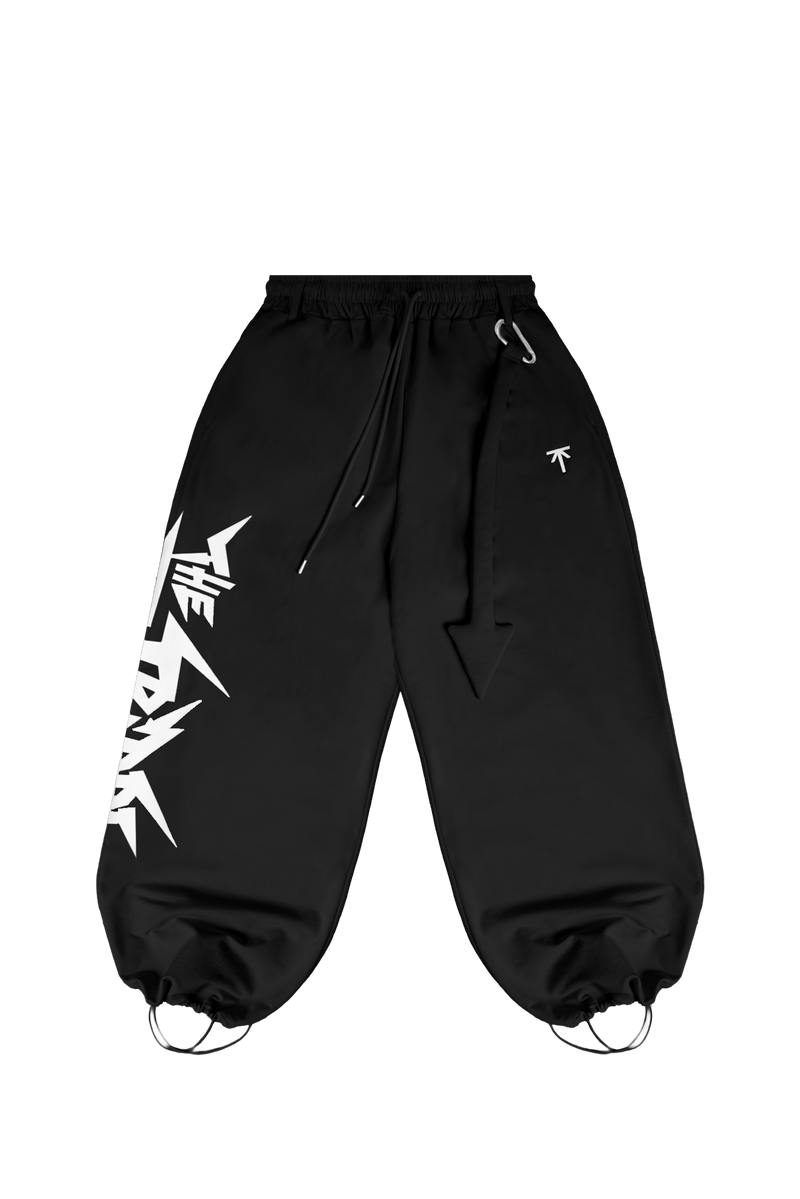 Spodnie dresowe baggy "Eye" - Black