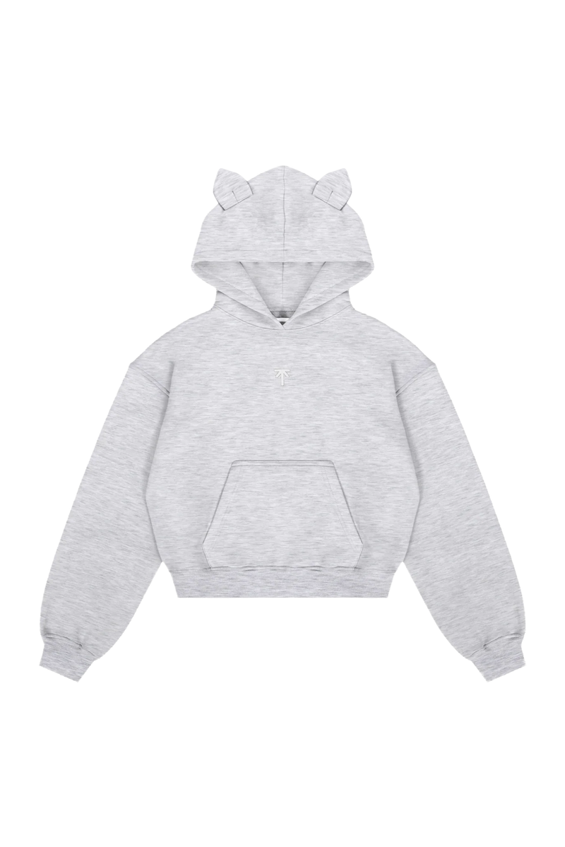 Bluza z kapturem Hoodie - Grey Melange