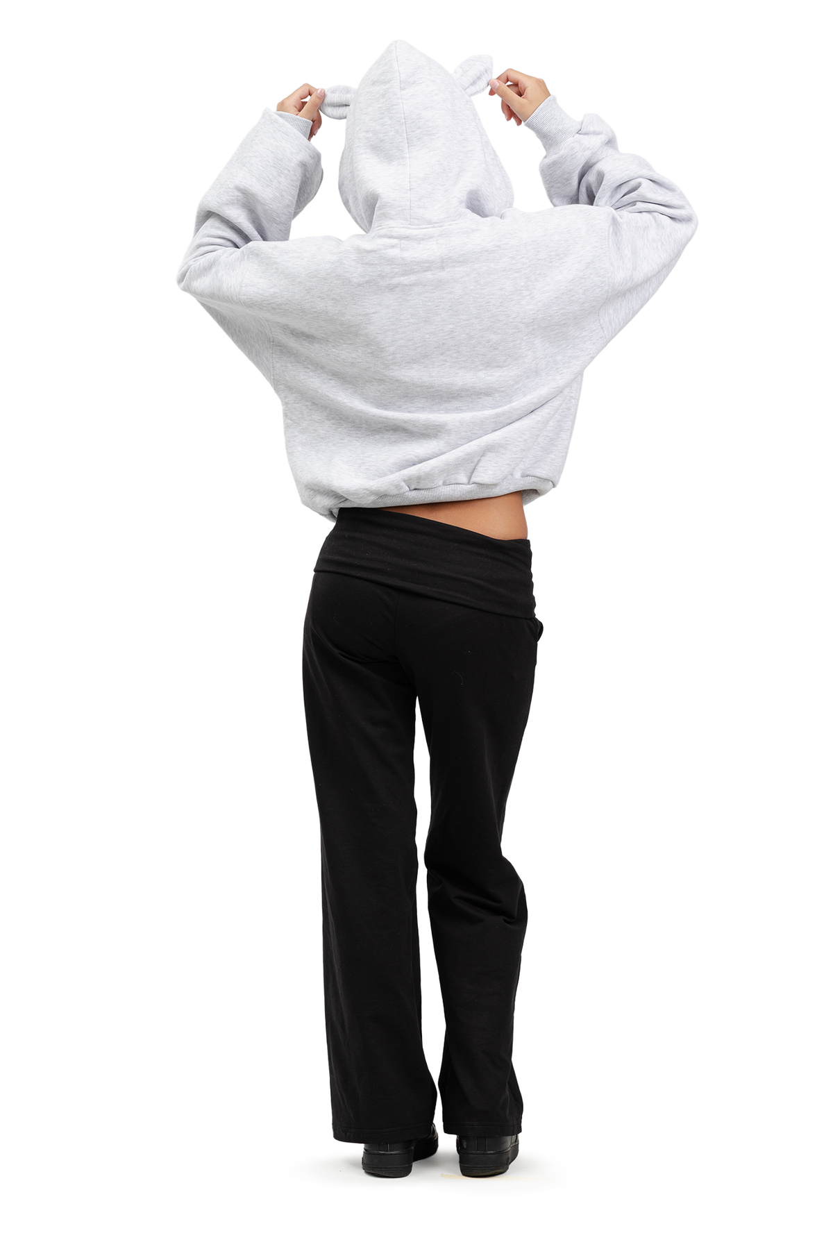 Bluza z kapturem Hoodie - Grey Melange