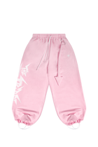 Spodnie dresowe baggy "Eye" - Pink
