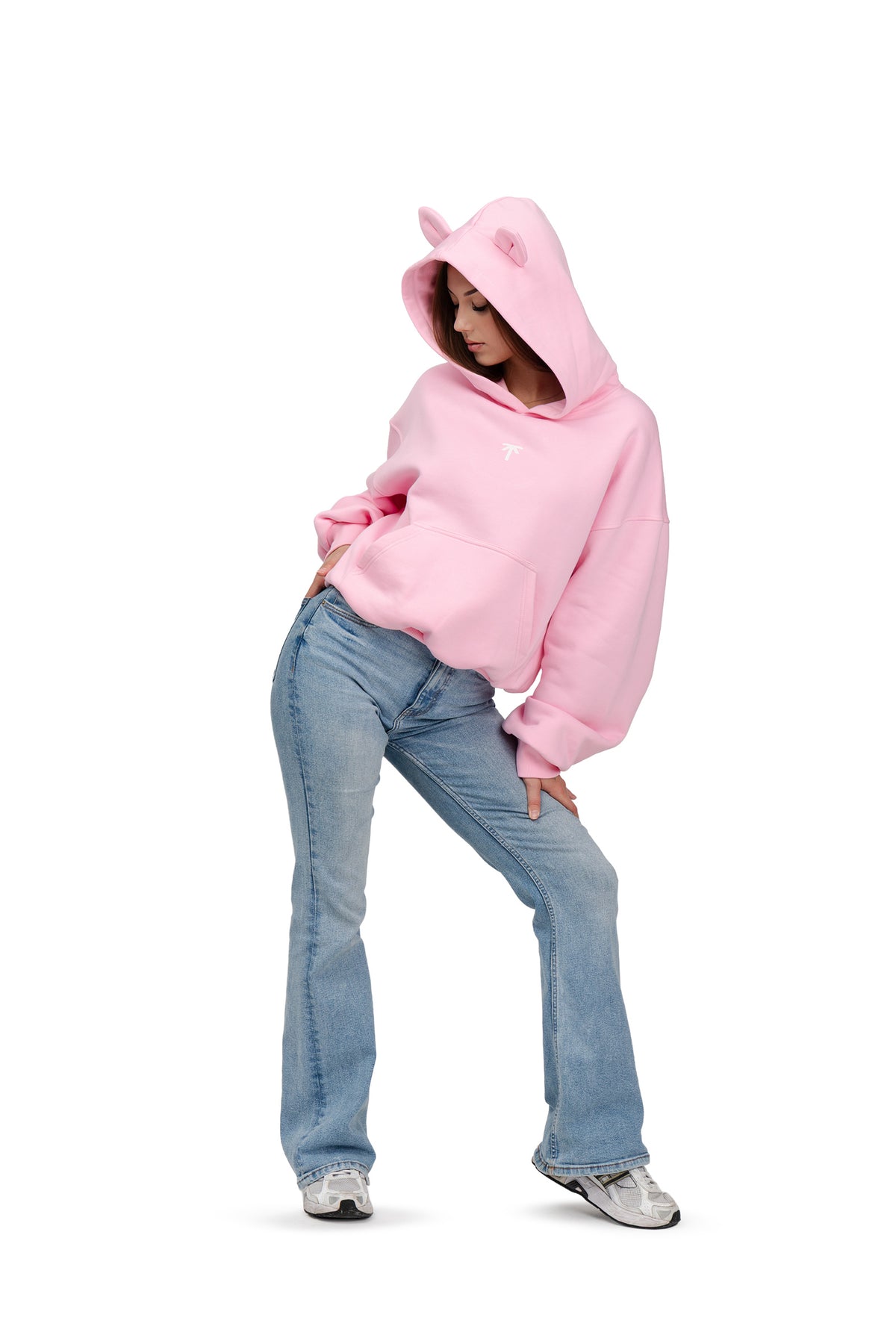 Bluza z kapturem Hoodie - Pink