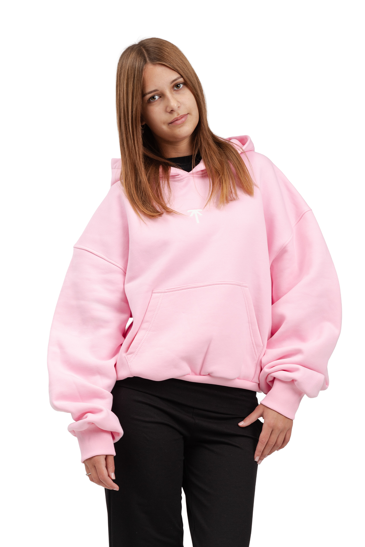 Bluza z kapturem Hoodie - Pink