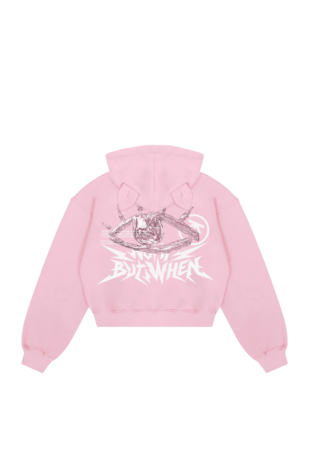 Bluza z kapturem Hoodie "Eye" - Pink