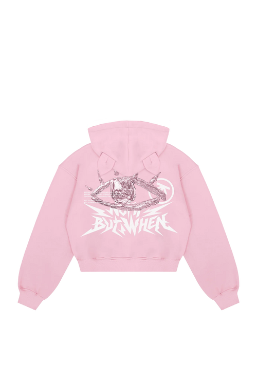 Bluza z kapturem Hoodie "Eye" - Pink