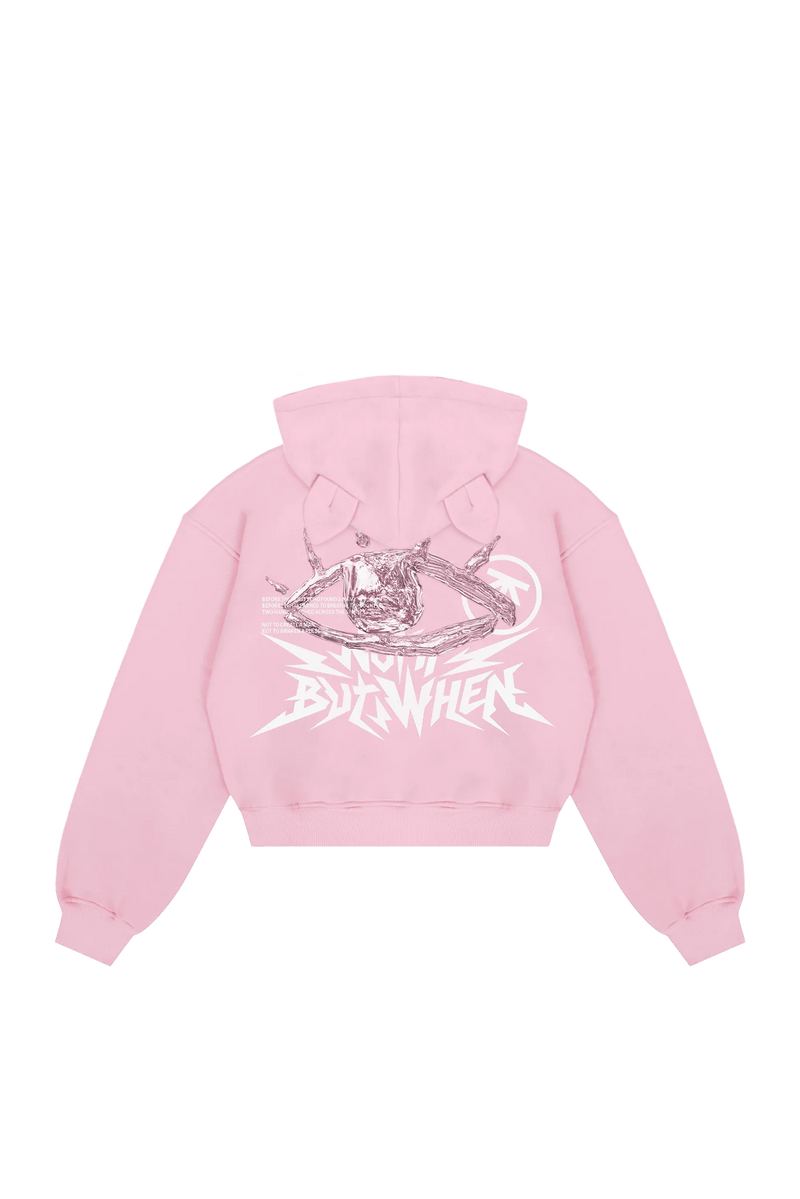 Bluza z kapturem Hoodie "Eye" - Pink