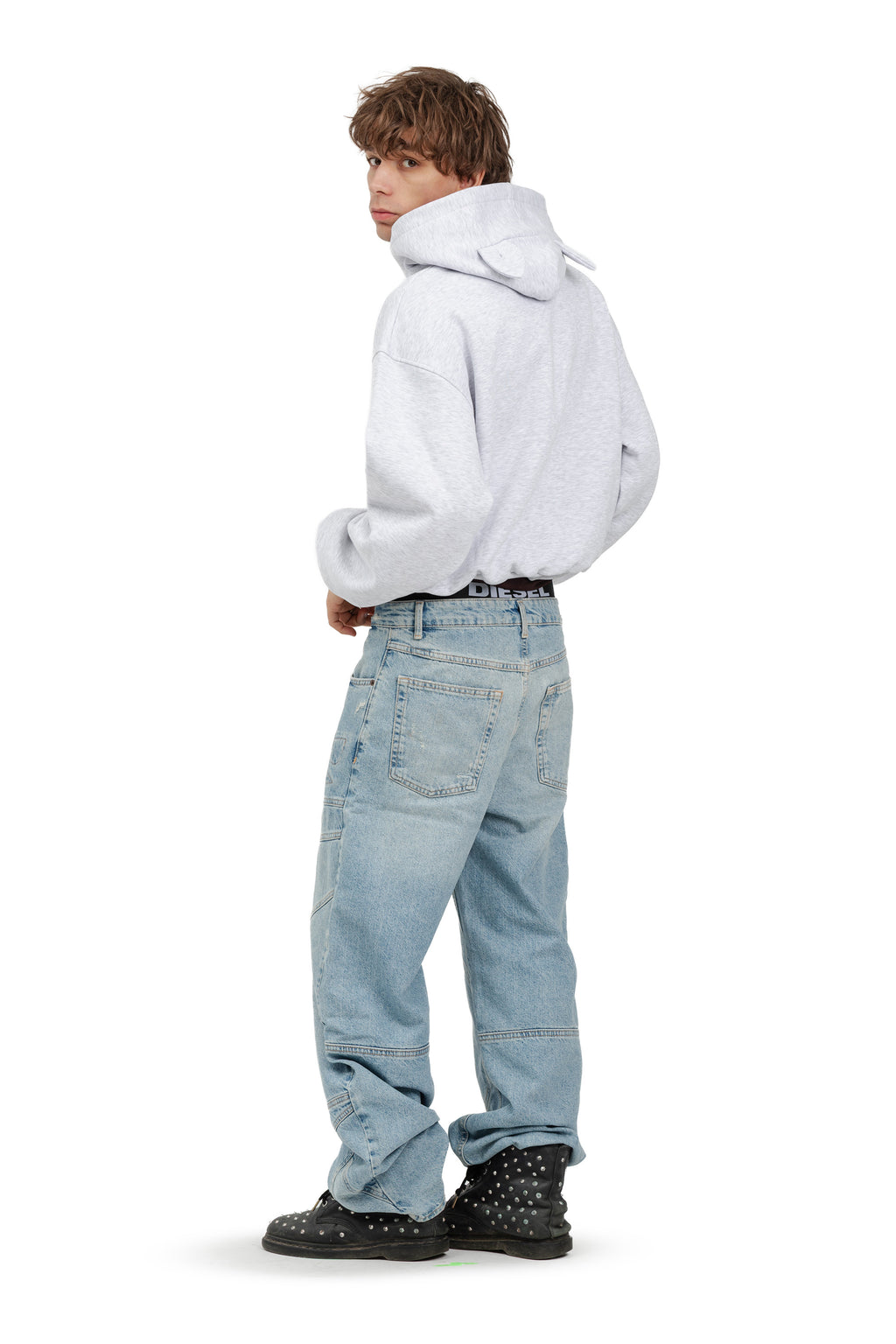 Bluza z kapturem Hoodie - Grey Melange