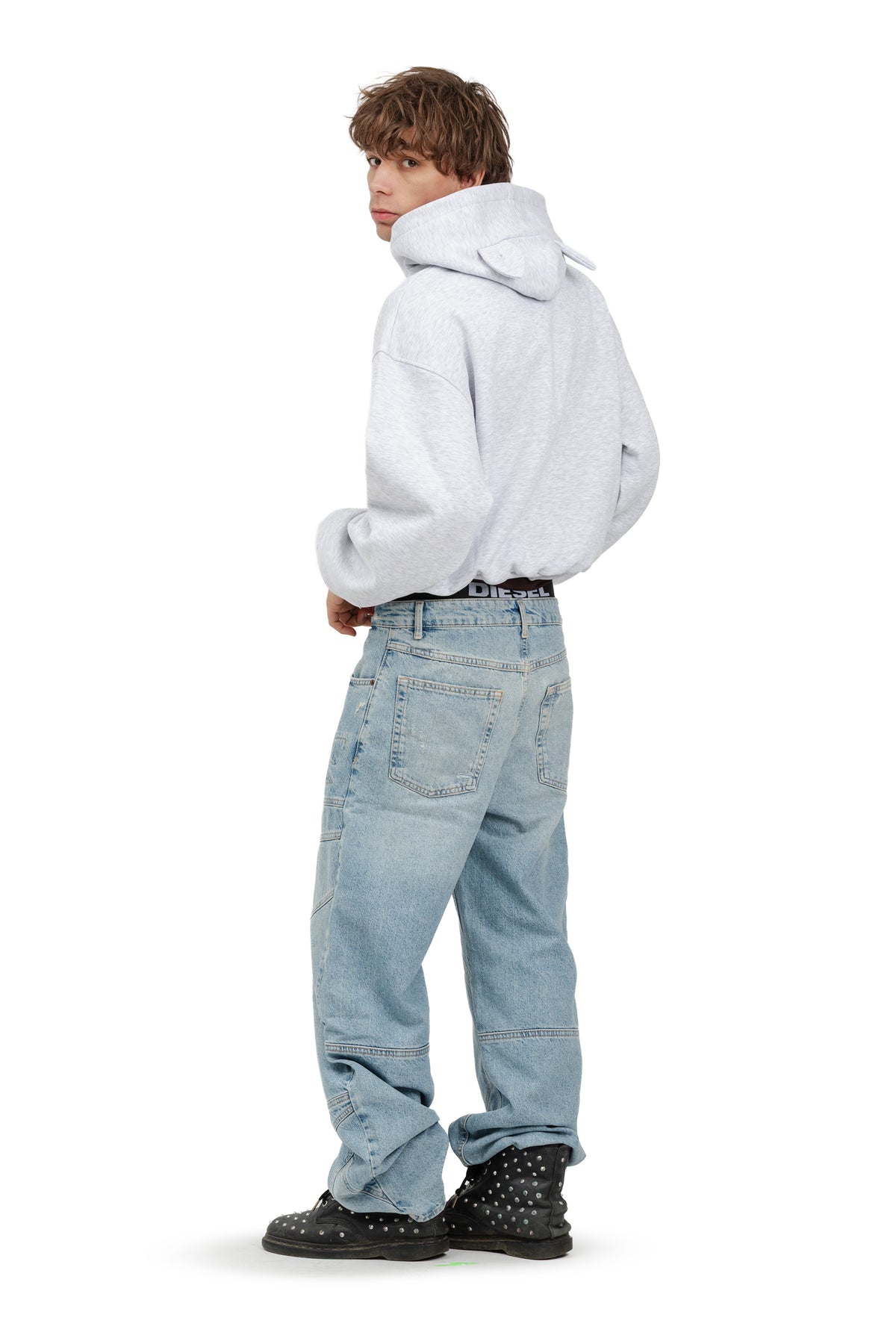 Bluza z kapturem Hoodie - Grey Melange