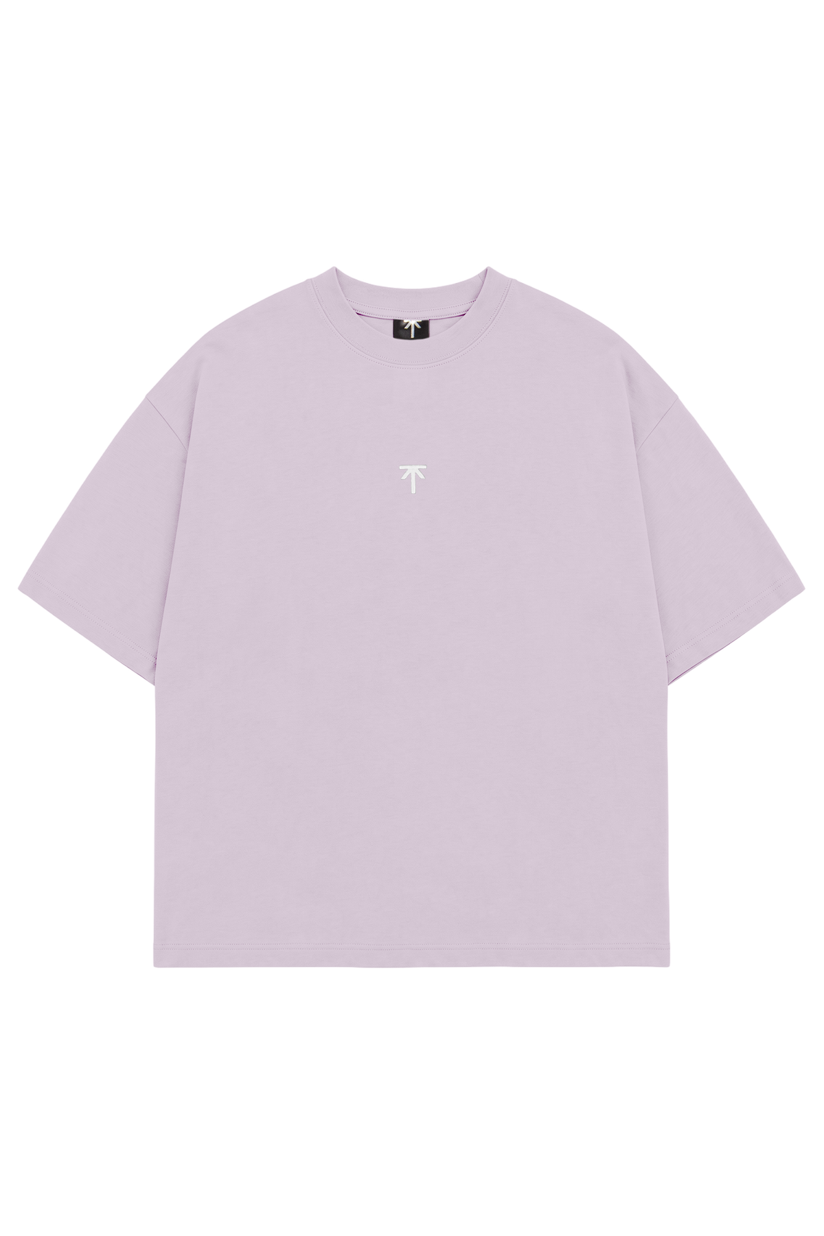 Koszulka boxy Basic - Lavender