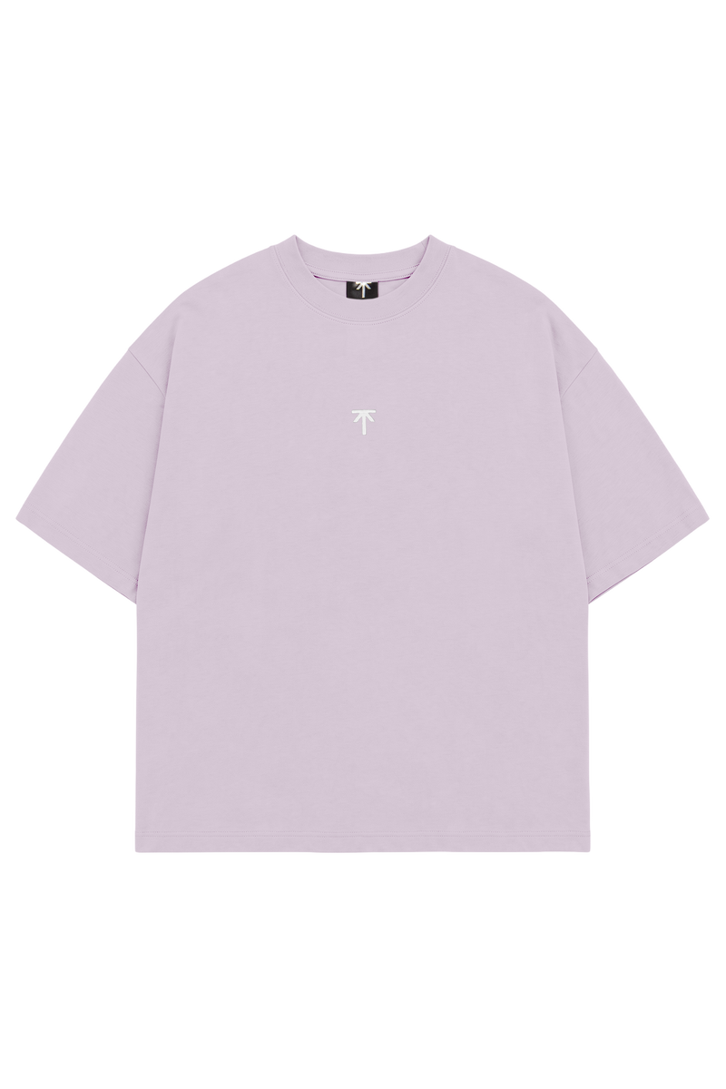 Koszulka boxy Basic - Lavender