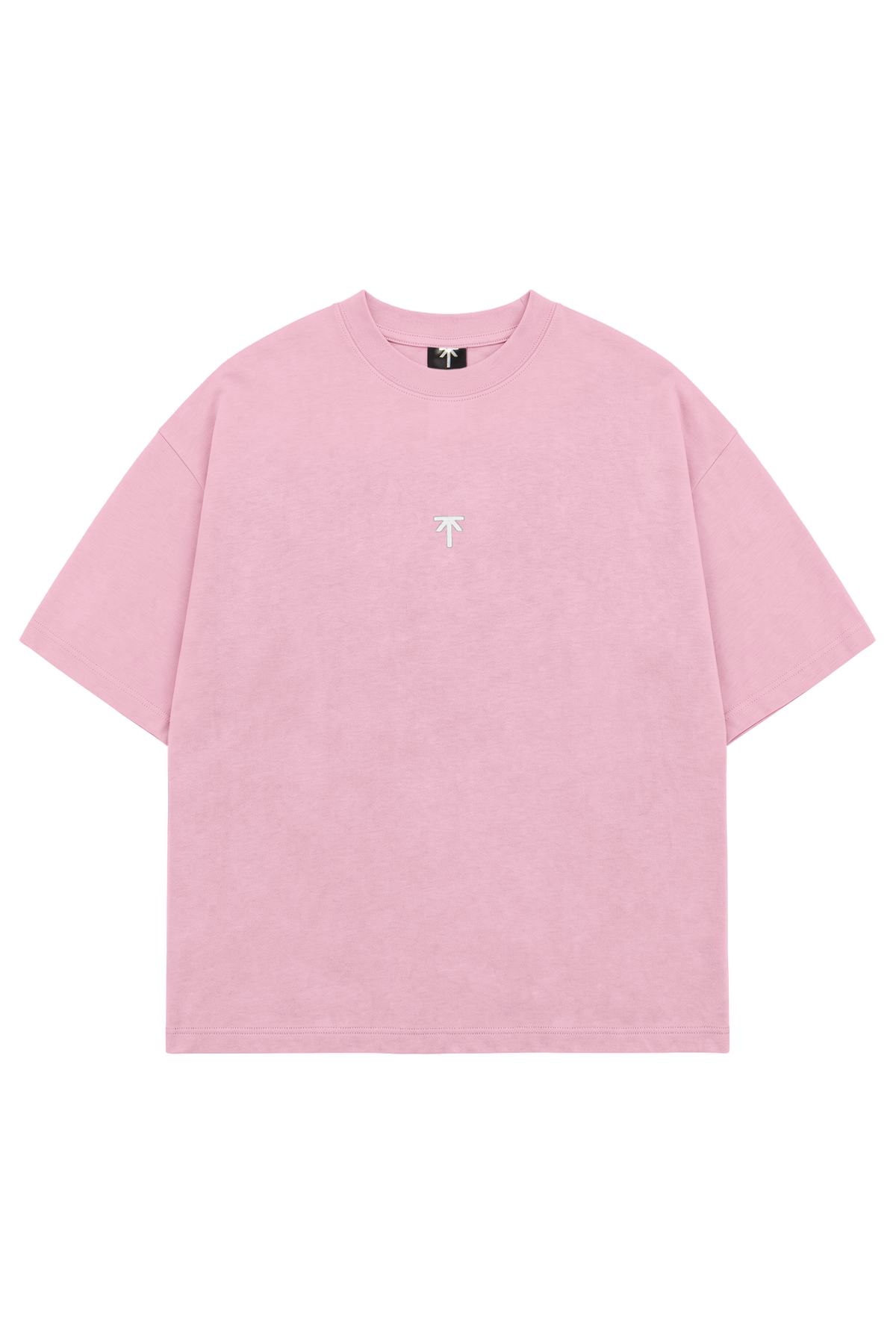 Koszulka boxy Basic - Pink