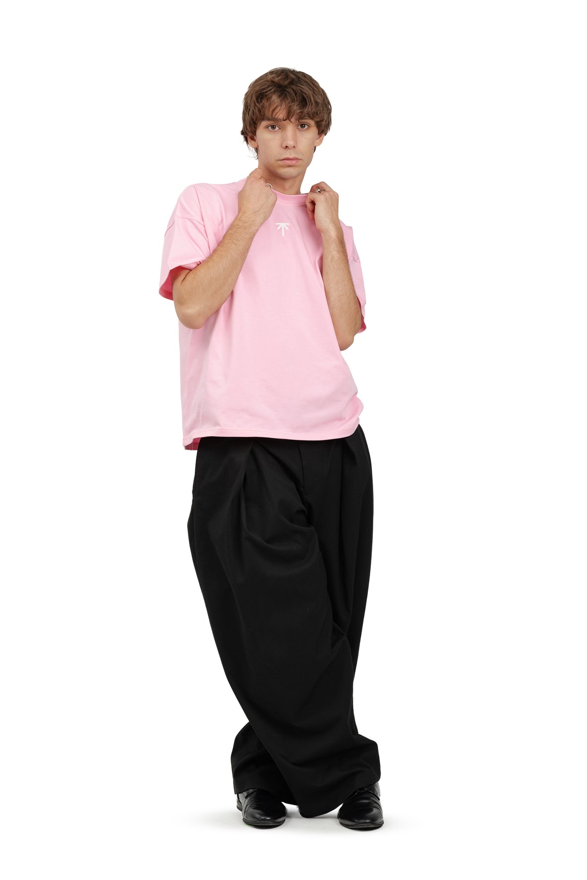 Koszulka boxy Basic - Pink