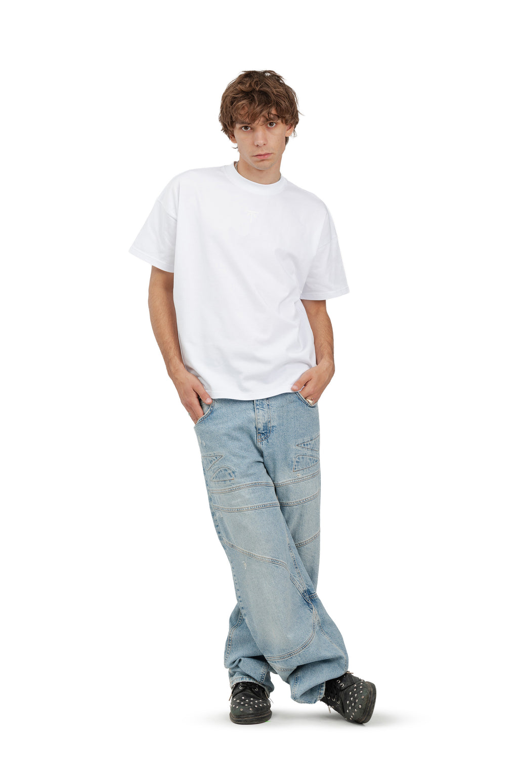 Koszulka boxy Basic - White