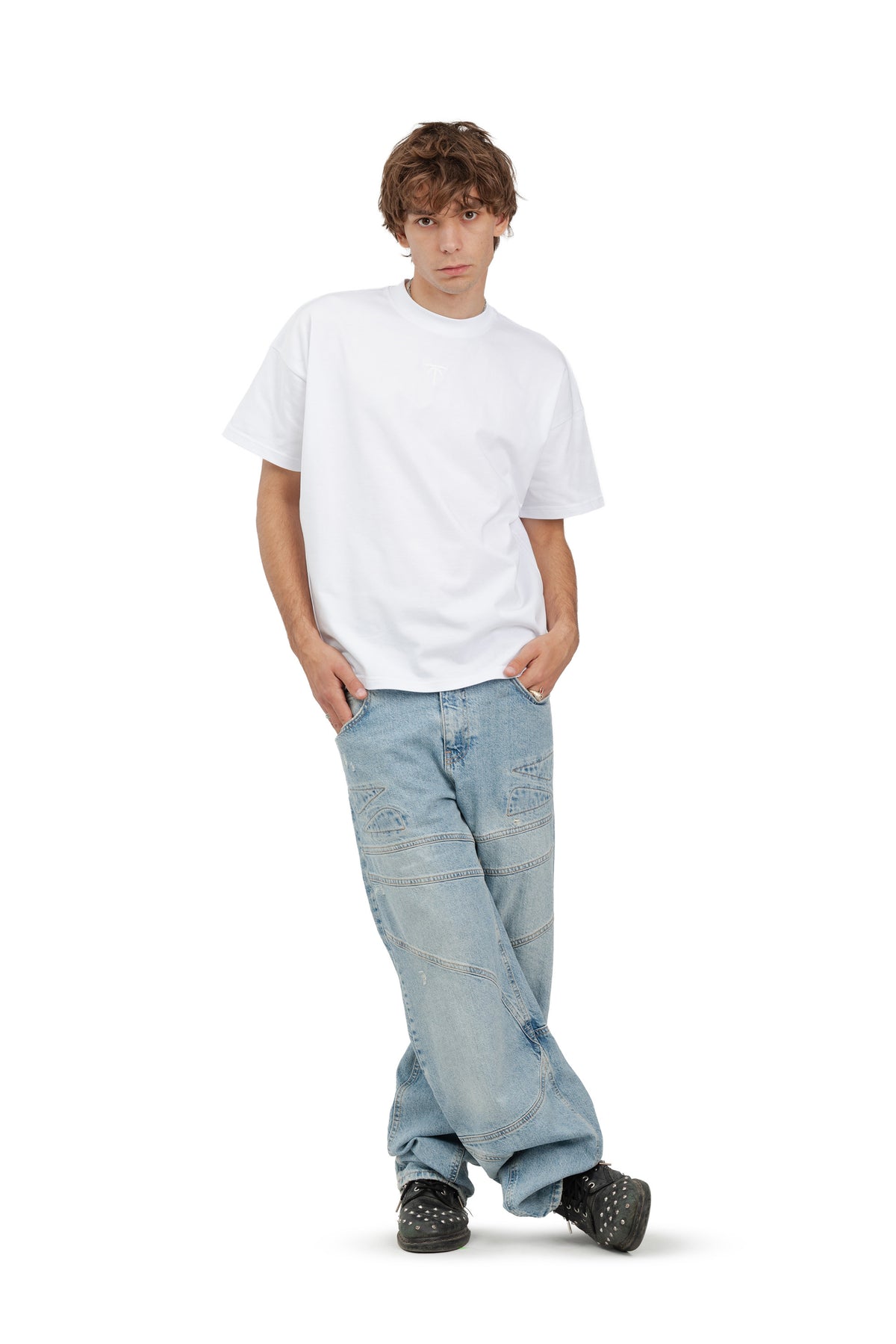 Koszulka boxy Basic - White