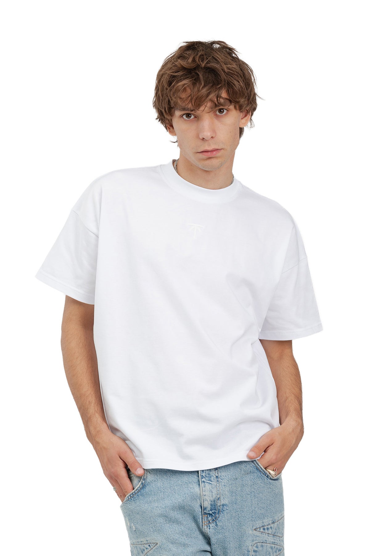 Koszulka boxy Basic - White