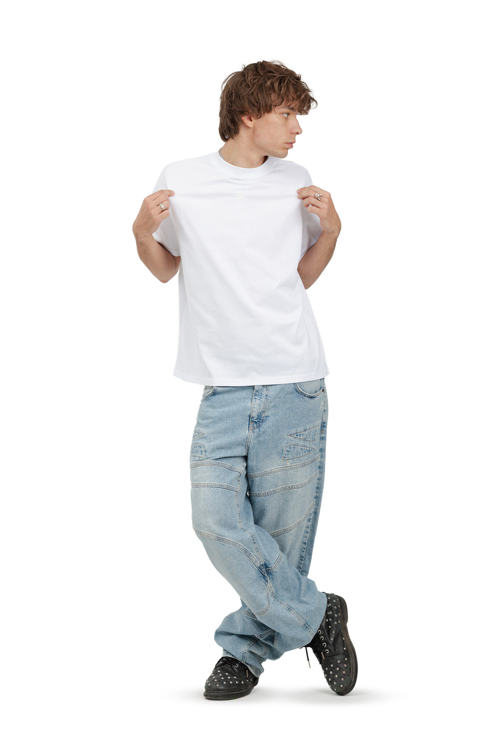 Koszulka boxy Basic - White