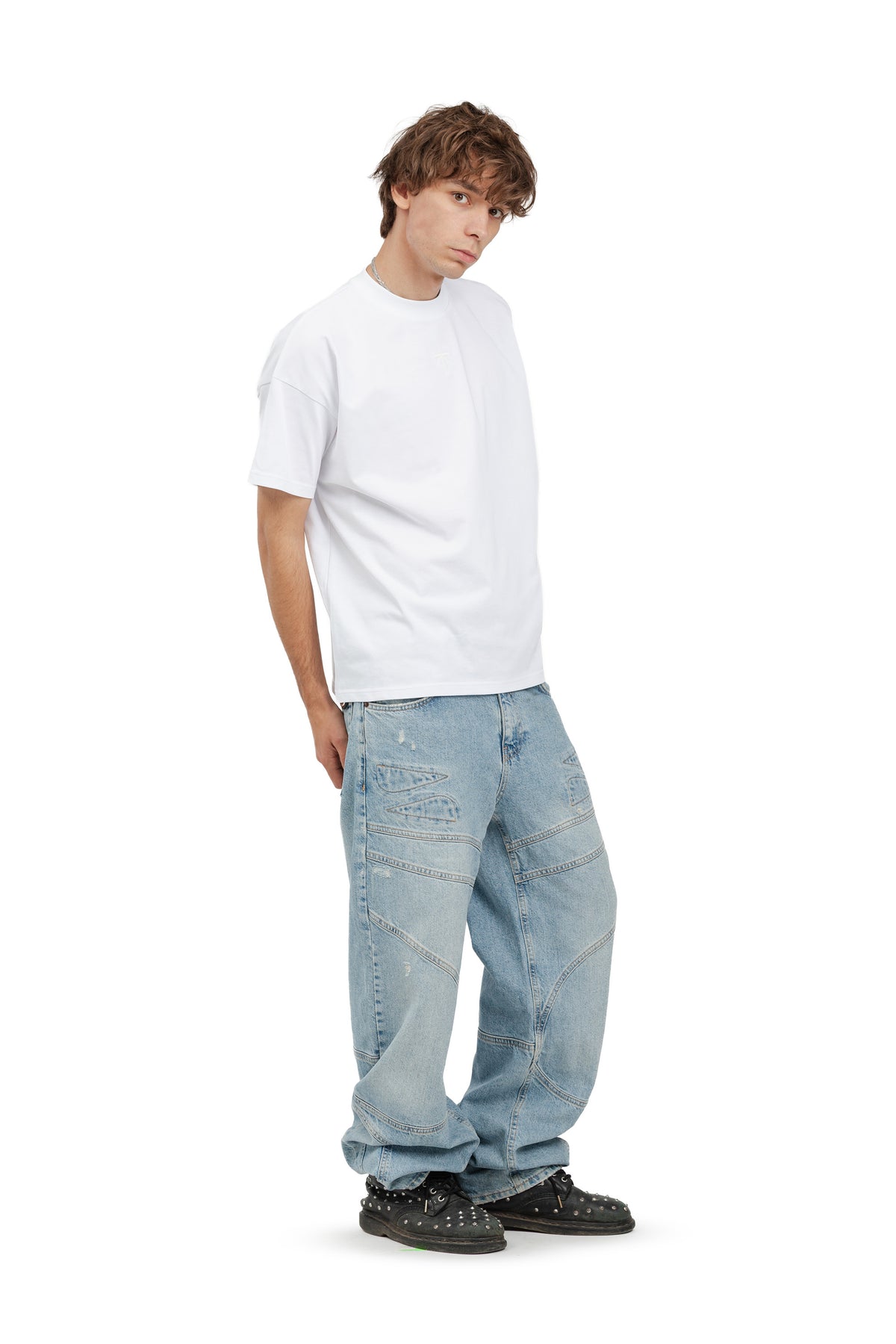 Koszulka boxy Basic - White