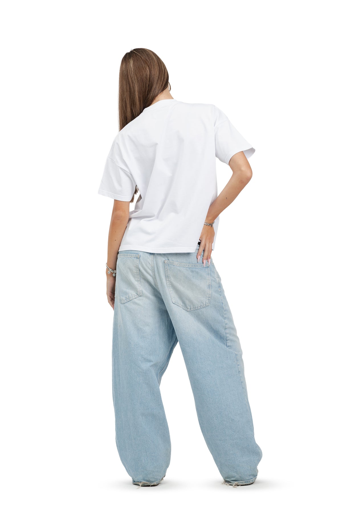 Koszulka boxy Basic - White